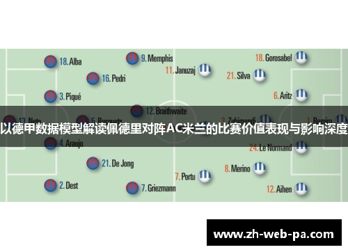 以德甲数据模型解读佩德里对阵AC米兰的比赛价值表现与影响深度 以德甲数据模型解读佩德里对阵AC米兰的比赛价值表现与影响深度
